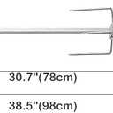 onlyfire Stainless Steel BBQ Rotisserie Kit for Weber Genesis 310/330(Year Under 2016), Spirit 310/330 Series Gas Grills - 3/8" Square Spit Rod