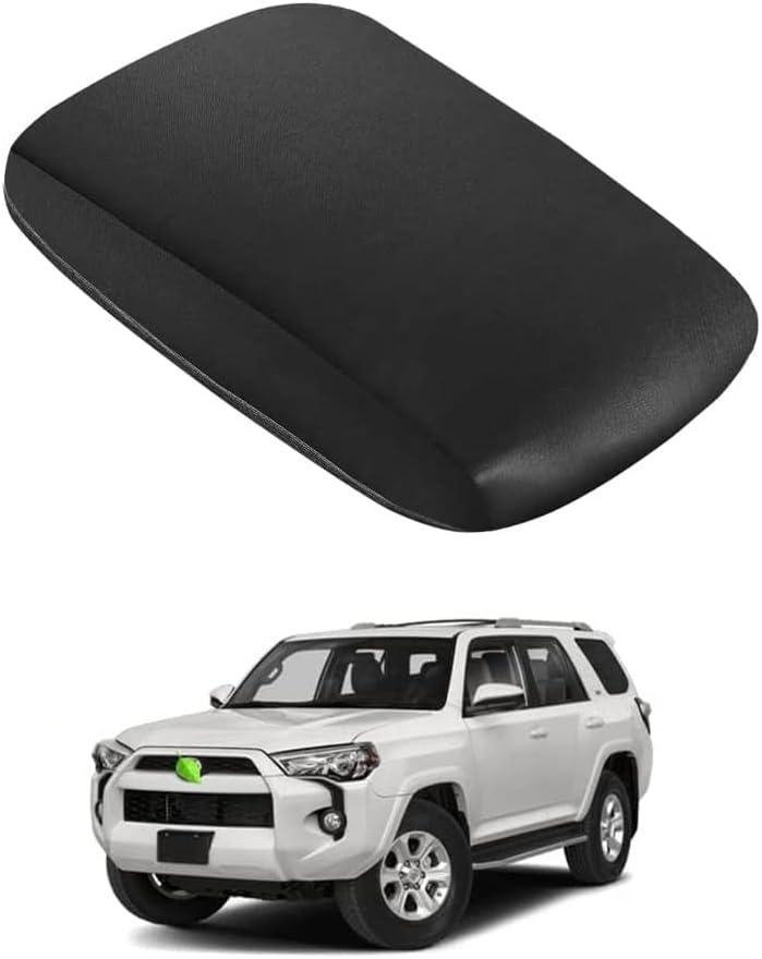 Autorder Center Console Armrest Cover for Toyota 4Runner 2010-2022 2023 2024 Accessories Armrest Pad Anti-Scratch Middle Console Pad Leather Center Console Protector