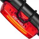 Bike Tail Light USB Rechargeable - Super Bright LED Rear Bicycle Light Clip On as Red Back Taillight with 6 Lighting Modes for Road Mountain Cycling Safety Accessories (Red)