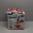 Nostalgia LPF230 3-Tier Lighted Party Fountain, Holds 1.5 Gallons, LED Lighted Base, Includes 8 Reusable Cups