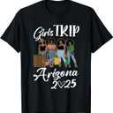 Arizona Girls Trip 2025 Friends Matching Group T-Shirt, L