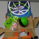 Nerf Nerfoop - The Classic Mini Foam Basketball and Hoop - Hooks On Doors - Indoor and Outdoor Play - A Favorite Since 1972 (Green)