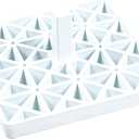 Champro Pro Style Impact Base Set of 3 Ground Anchored Bases for Baseball and Softball, White, 15" x 3"
