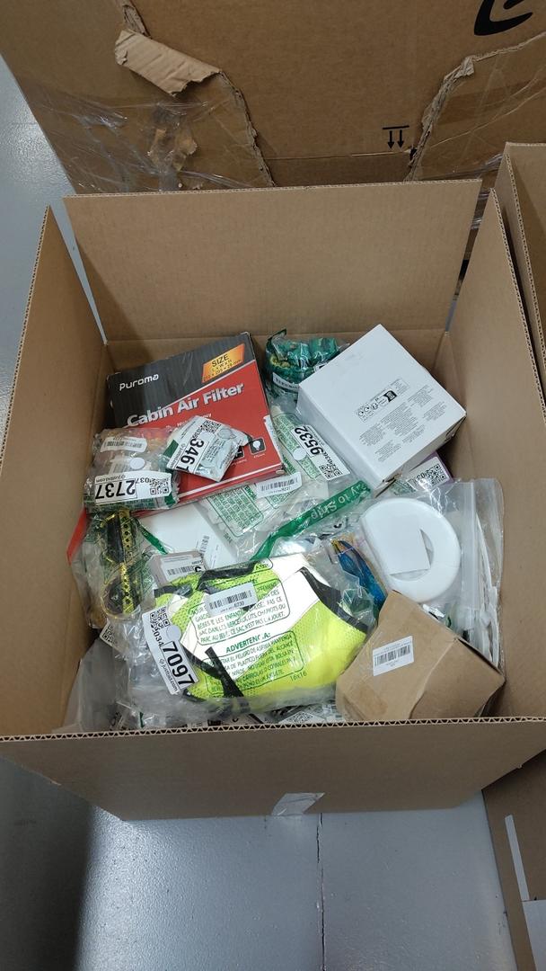 Box of Mixed Items, Retail is Estimated