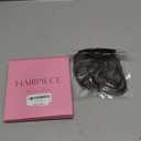 CJL HAIR Large Messy Bun Hair Piece Wavy Curly Scrunchies Synthetic Chignon Ponytail Hair Extensions Thick Updo Hairpieces for Women Dark Brown