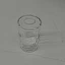 Clear Hammered Glass Lamp Shade Replacement, Water Ripple Glass Lampshade Accessory for Lighting Fixture（1-5/8-Inch Fitter Opening）