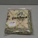 patdrea Designer Throw Pillow Covers Set of 2,Square Euro Retro Style Light Brown Linen with Floral Pattern Pillow Cover,Decorative Pillowcases Cushion for Bed Living Room Outdoor Car,18"x18"