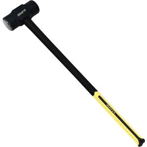 12LB Sledge Hammer, Nylon Handle with Shock Reduction, Anti-Slip Grip