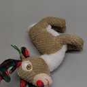 Christmas Dog Toys for Large Breed, Plush Squeaky Stuffed Animals Interactive Medium & Small Dog Toys, Funny Cute Puppy Toys, Dog Birthday Gifts for Dog Presents