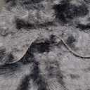 Thicken 3 Piece Bathroom Rug SetU-Shaped Contour Rug, Mat and Toilet Lid Cover,Water Absorbent Soft Microfiber Shaggy Bathroom Mat,for Tub, Shower, Bath Room,Machine Washable (Dark Gray)