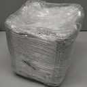 HAKZEON 100 Pack 8x8 Inch Square Aluminum Pans, Disposable Foil Pans for Baking Cakes, Cooking, Heating, Storing and Meal Prep