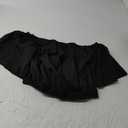 SOLY HUX Women's Off Shoulder Short Sleeve Ruched Crop Tops Blouse (Large, Plain Black)