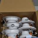 Feit Electric LED Recessed Light Retrofit Kit - 5/6 in Dimmable with Baffle Trim, 75W Equivalent, Adjustable White 2700K5000K, 90+ CRI, for Living, Bathroom, Dining & Kitchen Room (6 Count (Pack of 1))