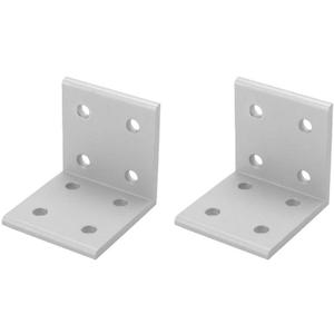 2pcs L Bracket Corner Brace 2040 L Shape Corner Angle Bracket Connection Joint Aluminum for Wood Doors Furniture