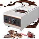 Chocolate Tempering Machine - 1.58 QT*2 Tanks, TEMP Control 86~176, 800W Stainless Steel Electric Food Warmer for Chocolate/Milk/Cream Melting