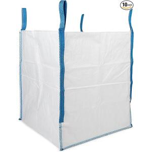 DURASACK Heavy Duty Builder's Bulk Bags 200 Gallon, Flap Top, Pack of 10
Flap Top White Woven Polypropylene Contractor Trash Bags for Demo and Construction, Holds up to 2200 lbs