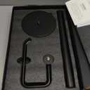 YUMORE Hand Towel Holder Stand Countertop Towel Rack Free Standing Towel Bar Hanger for Bathroom Kitchen Pro Max Matte Black