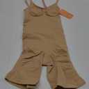 FeelinGirl Shapewear Bodysuit Tummy Control Seamless Sculpting Hip Enhancer Body Shaper for Women (X-Small-Small, Latte Brown)