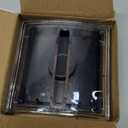 1 Pcs Pop Up Sticky Note Dispenser Sticky Note Holder Pop Up Note Dispenser Transparent Top for 3 x 3 Inch Sticky Notes School Office Home Store Black Base Clear Top (1)