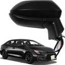 Marretoo for Toyota Corolla Sedan Side Mirror Passenger Side RH Assembly 2020 2021 2022 2023 2024 | Power | Heated | Replacement TO1320391 8794012F80, 8794002916 for Toyota COROLLA Accessories