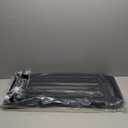 Hood Deck Vent Panel Trim Compatible with Hummer H2 2003-2009, Front Hood Vent Louver Cover, ABS Hood Deck Vent Panel Covers Trim Moulding (Bright Black)