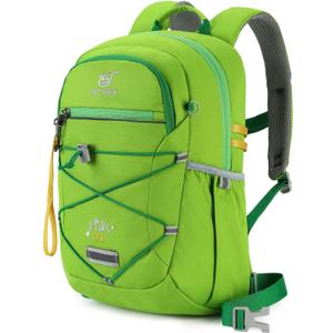 SKYSPER Kids Backpack 12L Children School Bag Child Boy Girl Pack Ages 4-8 for Traveling Day Trips Classes Camping(Apple green) (Small)