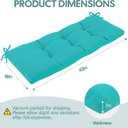 idee-home Outdoor Bench Cushions for Outdoor Furniture, 42 X 18 In
