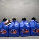 VP Racing 5-Gal Plastic Motorsport Container (4-Pack) & Hose Kit (4-Pack)