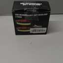 Adelante LED Headlamp Flashlight, 1000LM 230Wide-Beam USB Rechargeable Head Light with Taillight(Individual Control) & 8 Clips Waterproof Headlight Headlamps for Running and Camping (2 Pack, Black)