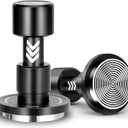 IKAPE 58.35MM V6 Impact Espresso Tamper with Sound Feedback, 15lb/30lb Interchangeable Springs, Espresso High Tamper with Triple-spring System, Fits Over 58mm portafilters