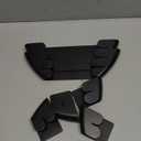 Universal Adjustable Pot Lid Holder Organizer for Cabinet - Upgraded Patented Niceyos 4 Pack Pan Lids Organizers Inside Cabinet Door Wall Mount Pots Top Rack for Kitchen Cupboard Fit 6" to 13" (Black)