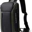 BANGE Men's Crossbody Backpack - Waterproof Shoulder Bag for Travel, Hiking & Daily Commute