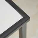 LaRolls Inside Outside Corner Molding Trim & Edge Protector, Peel and Stick, Flexible, Self -Adhesive, Wall Moulding for Baseboard Countertop Door Frame Decoration, Matte Black, 20ft, AD416B2