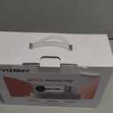 [Netflix Licensed/Dolby Audio] Smart Projector with WiFi and Bluetooth, VIZONY Native 1080P Projector with Apps Built in Netflix, Youtube, Hulu, Disney+, Portable Mini Projector for Indoor/Outdoor (White)