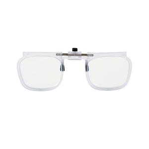 Riwissipa Reading Glasses Clip On Magnifiers for Eyeglasses Adjustable PD Glasses Magnifiers Blue Light Blocking Lenses Readers for Women Men (White, 4, x)