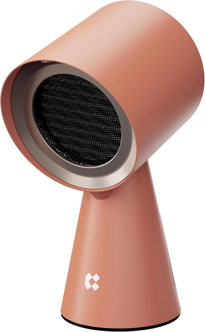 CIARRA Portable Range Hood, Desktop Range Hood with 2 Speed Exhaust Fan, Detachable Aluminum Filter, Large Oil Collection Cup, Portable Kitchen Exhaust Fan for Cooking Indoor BBQ, Hot Pot, Orange