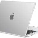 BlueSwan Anti-Cracking Hard Shell Case Compatible with MacBook Pro 14-inch M5 2025 2024-2021 Release M4 M3 M2 M1 Pro/Max Chip, Anti-Fingerprint Soft TPU Bumper, Frosted White