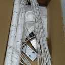 Remon 2Pack 4FT Lighted Birch Trees, Birch Tree with 400 LED Lights, 8 Flash Modes and Timer, Dimmable, Light Up Twig Christmas Tree for Indoor Outdoor Home Party Garden Wedding Decorations