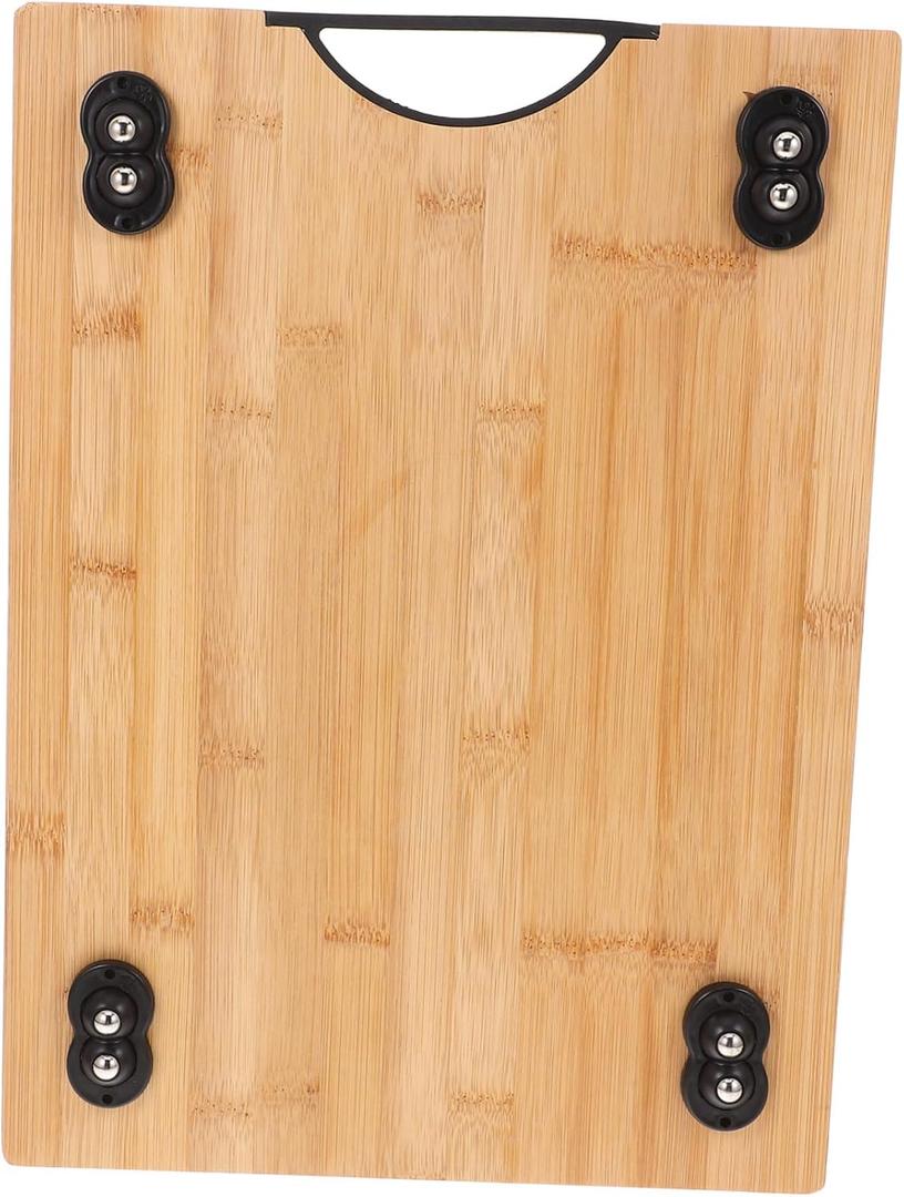 Countertop Appliance Slider for -saving Bamboo Maker Movement Tray Practical Slide Base Organizer