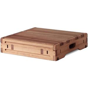 Wooden Platform, one Step Stool for The Elderly and Children, Porch Steps, Mobile Steps, Suitable for Disabled, Elderly, and Children (15.75)