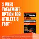 Lotrimin Ultra 1 Week Athlete's Foot Treatment, Prescription Strength Butenafine Hydrochloride 1%, Cures Most Athletes Foot Between Toes, Cream, 1.1 Oz
