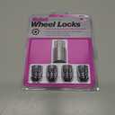 McGard 24157 Chrome Wheel Lock Set, Cone Seat, M12x1.5 Thread, 13/16 Key Hex