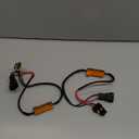 BESULEN 2PCS H11 Car LED Resistor Kit, 50W 6Ohm Vehicle Headlight Anti Flicker Error Decoder, Auto Fog Turn Signal Bulb Load Resistor Relay Harness Adaptor, Universal Auto Accessories