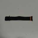 Elastic Sport Band for Apple Watch Ultra 3/ 2/ 1 Bands 49mm 46mm 45mm 44mm 42mm 41mm 40mm 38mm Men Women, Adjustable Parachute Buckle Nylon Fabric Wristband for iWatch Series 11 10 SE 9 8 7 6 5 4 3, Black