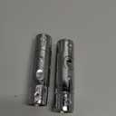 2 Pcs Patio Umbrella Pole Replacement Parts Outdoor, Fits for 1.5 Inches Diameter, Wear Resistant Push-Button Tilt Adjustment Metal Parasol Mounting Bracket Accessories for Yard Deck Balcony Garden