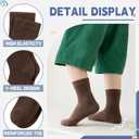 Kids Crew Cotton School Socks Youth Cute Casual Breathable Little Girls Boys Dress Socks 6 Pairs