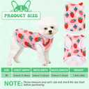 Paterr 25 Pcs Dog Shirts Printed Puppy Clothes Breathable Cartoon T Shirt for Dog Soft Puppy Clothing Lovely Pet Shirts Outfits for Pet Dogs Cats Summer Party Holiday, 25 Styles (Size: M)