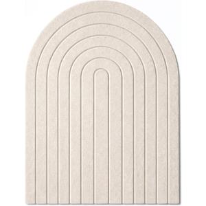 Orelle Rainbow Arch Felt Bulletin Board, 23"W x 31"H