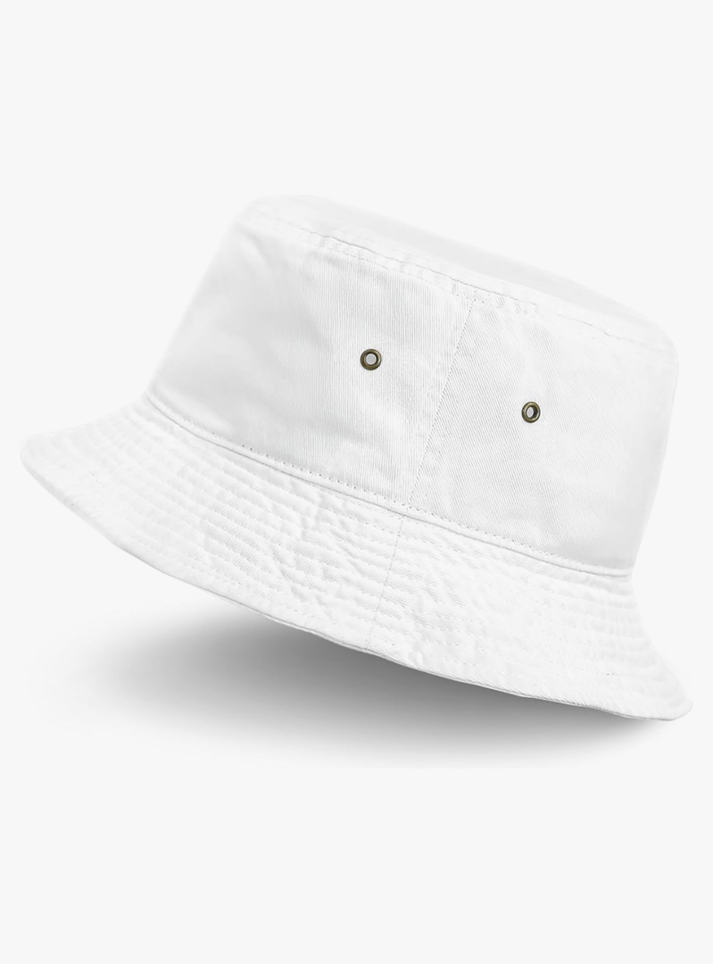 The Hat Depot Bucket Hat - Unisex 100% Cotton & Denim UPF 50 Packable Summer Travel Beach Sun Hat