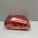 Luvfabrics Chrome Mirror Glossy Vinyl Fabric for Shoes Bags Clothing Upholstery Sewing (Red)